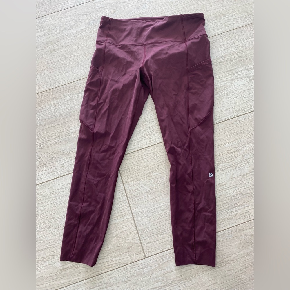 Lululemon Fast and Free leggings, size 10